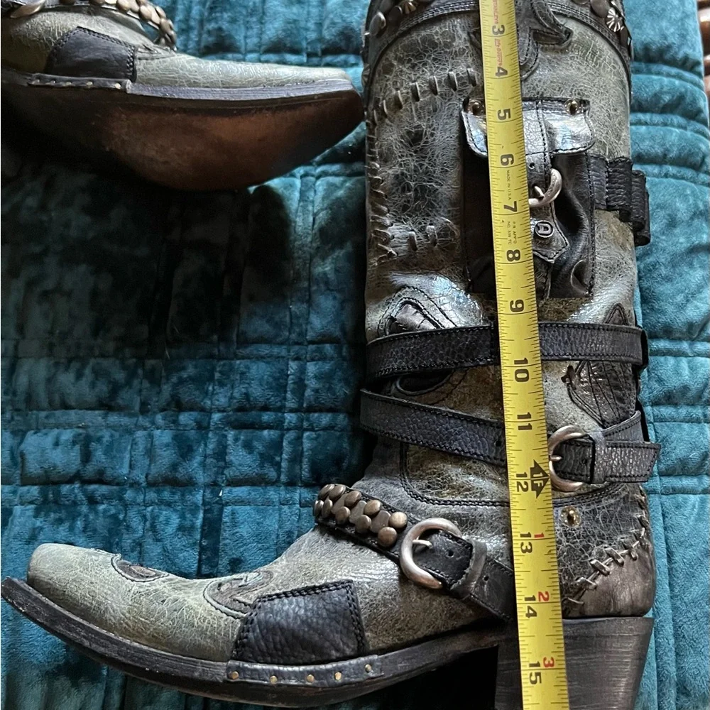 Double D Ranch Frontier Trapper boots. - Picture 3 of 6